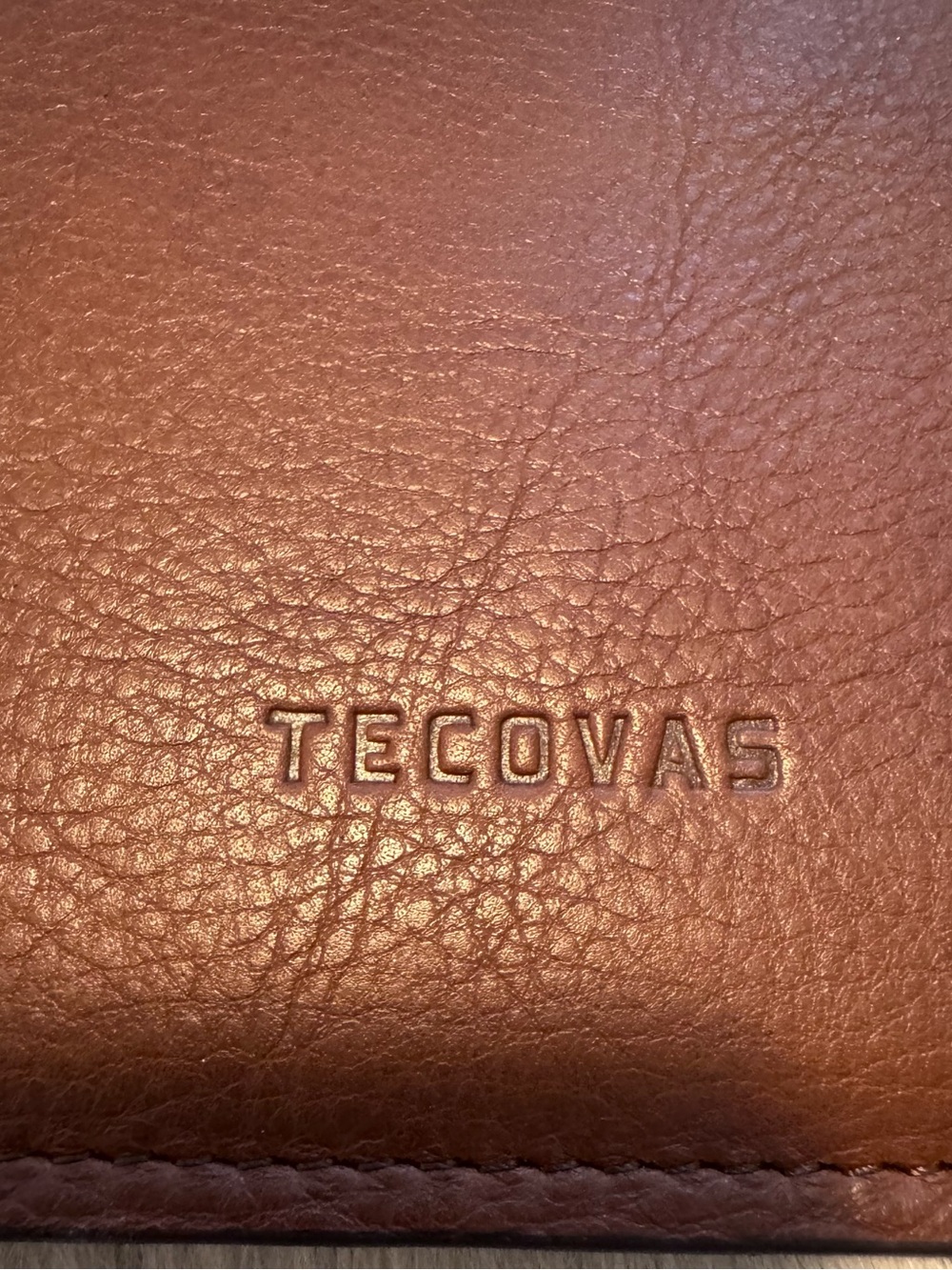 Tecovas Brown Leather Laptop/Portfolio Sleeve - Picture 3 of 7